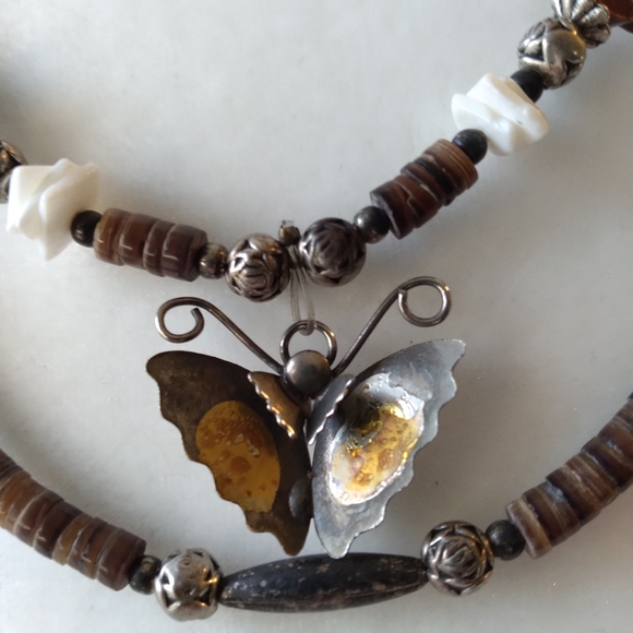 Vintage Sterling Silver Fetish Necklace - Picture 4 of 5